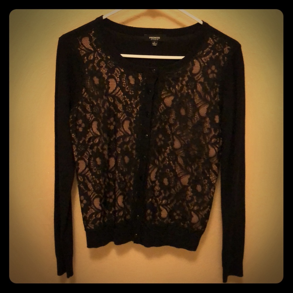 NWOT lace cardigan